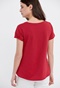 FUNKY BUDDHA-Γυναικείο essential t-shirt FUNKY BUDDHA κόκκινο