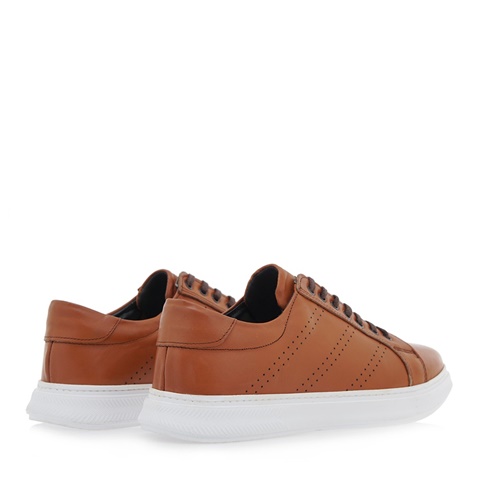 JK LONDON-Ανδρικά casual sneakers JK LONDON Q528B0082 καφέ ταμπά