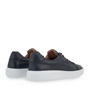 ARONAY-Ανδρικά δερμάτινα casual sneakers ARONAY Q560A8312 μπλε
