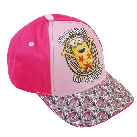 ALOUETTE-Παιδικό καπέλο τζόκευ ALOUETTE UN01039-5 MINIONS ροζ