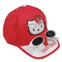 ALOUETTE-Παιδικό σετ από καπέλο και γυαλιά ALOUETTE E11F4017 HELLO KITTY κόκκινο