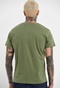 FUNKY BUDDHA-Ανδρικό essential t-shirt FUNKY BUDDHA πράσινο