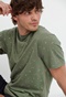 FUNKY BUDDHA-Ανδρικό t-shirt FUNKY BUDDHA relaxed fit πράσινο