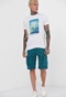 FUNKY BUDDHA-Ανδρικό t-shirt FUNKY BUDDHA λευκό