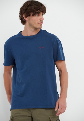 FUNKY BUDDHA-Ανδρικό t-shirt FUNKY BUDDHA μπλε