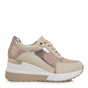 LA BOTTINE-Γυναικεία sneakers wedges R119X1034 μπεζ πλατινέ