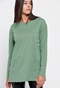 FUNKY BUDDHA-Γυναικεία μακρυμάνικη μπλούζα FUNKY BUDDHA πράσινη
