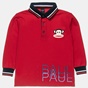 PAUL FRANK-Παιδική polo μπλούζα PAUL FRANK κόκκινη