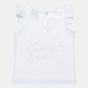 ALOUETTE-Παιδικό σετ από μπλούζα και σορτς ALOUETTE λευκό μπλε (από 2 έως 5 ετών)