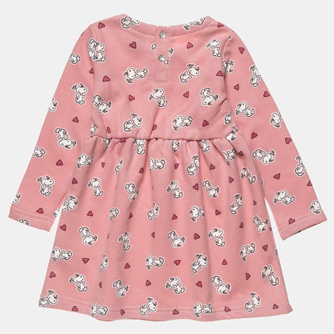 ALOUETTE-Παιδικό φούτερ φόρεμα  ALOUETTE Snoopy ροζ
