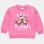 DISNEY-Παιδική φούτερ μπλούζα Disney Chip & Dale ροζ