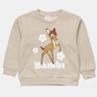 DISNEY-Παιδική φούτερ μπλούζα Disney Bambi μπεζ