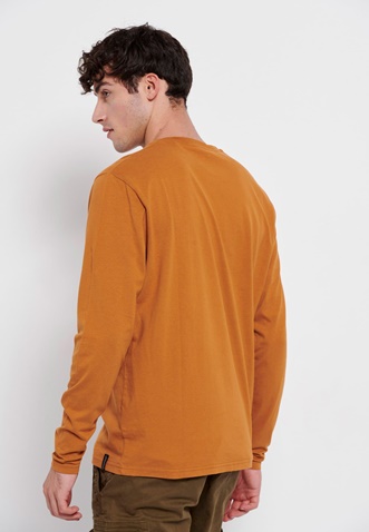 FUNKY BUDDHA-Ανδρική μπλούζα FUNKY BUDDHA πορτοκαλί