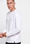FUNKY BUDDHA-Ανδρική μακρυμάνικη μπλούζα FUNKY BUDDHA λευκή
