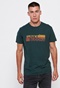 FUNKY BUDDHA-Ανδρικό t-shirt FUNKY BUDDHA πράσινο