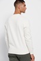 FUNKY BUDDHA-Ανδρική essential  φούτερ μπλούζα FUNKY BUDDHA λευκή