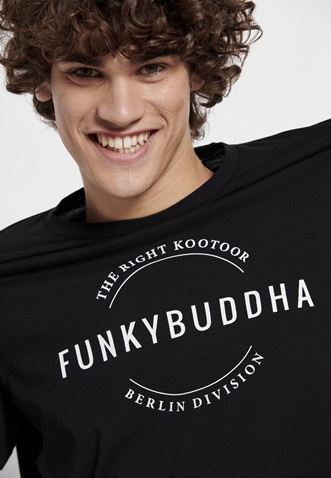 FUNKY BUDDHA-Ανδρικό t-shirt FUNKY BUDDHA μαύρο