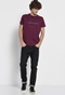 FUNKY BUDDHA-Ανδρικό t-shirt FUNKY BUDDHA μοβ