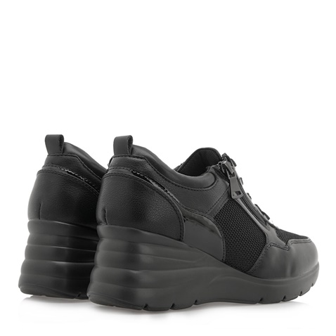 SEVEN-Γυναικεία sneakers wedges SEVEN R1U3663 μαύρα