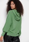 FUNKY BUDDHA-Γυναικεία πλεκτή μπλούζα FUNKY BUDDHA πράσινη