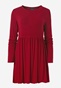 FUNKY BUDDHA-Γυναικείο mini φόρεμα FUNKY BUDDHA κόκκινο