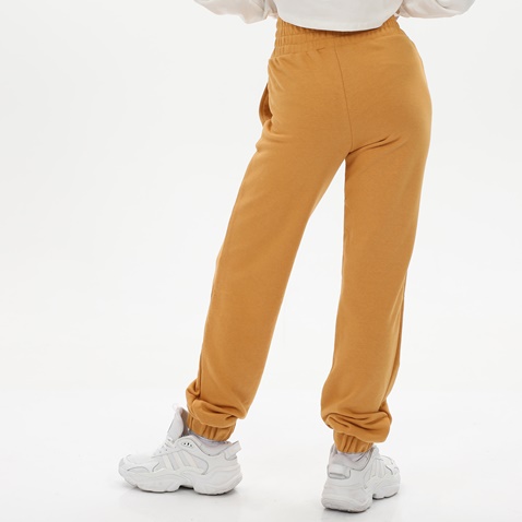 KENDALL + KYLIE-Γυναικείο παντελόνι φόρμας KENDALL + KYLIE ART PATCH CLASSIC KKW3711701 κίτρινο