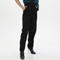 KENDALL + KYLIE-Γυναικείο παντελόνι KENDALL + KYLIE HIGH RISE SATIN LOOSE KKW3712005 μαύρο