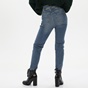KENDALL + KYLIE-Γυναικείο jean παντελόνι KENDALL + KYLIE SLIM FIT SHORT DESTROYED WST KKW3712024 μπλε