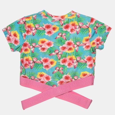 ALOUETTE-Παιδικό σετ από μπλούζα και σορτς ALOUETTE Gym Tonic πολύχρωμο floral