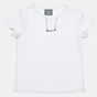 ALOUETTE-Παιδική μπλούζα με κρυσταλλάκια ALOUETTE λευκή