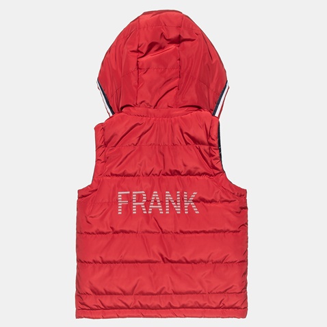 PAUL FRANK-Παιδικό αμάνικο μπουφάν διπλής όψης Paul Frank κόκκινο μπλε