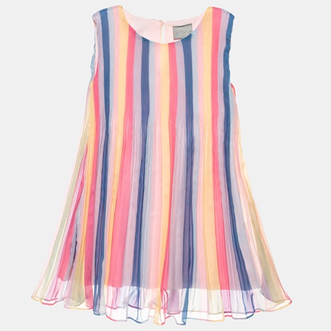 ALOUETTE-Παιδικό φόρεμα ALOUETTE ριγέ πολύχρωμο (6-16 ετών)