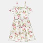 ALOUETTE-Παιδικό φόρεμα ALOUETTE λευκό-φλοράλ (6-14 ετών)