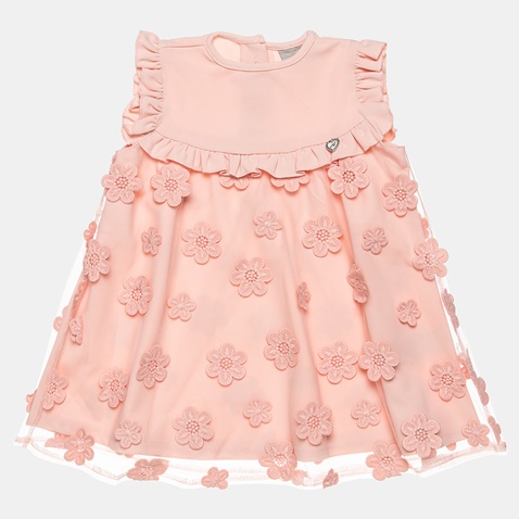 ALOUETTE-Παιδικό  φόρεμα ALOUETTE σομόν (12 μηνών- 5 ετών)