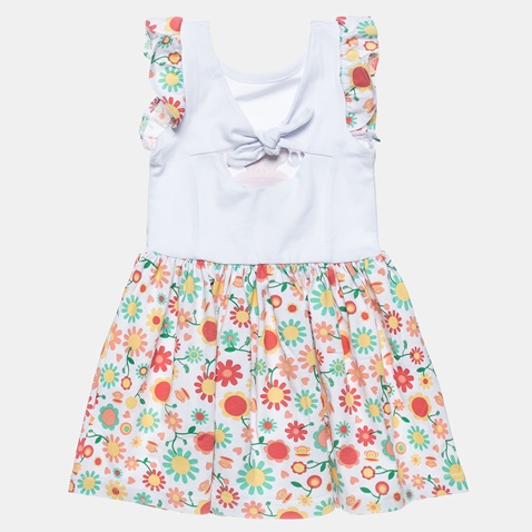 PAUL FRANK-Παιδικό αμάνικο φόρεμα Paul Frank λευκό