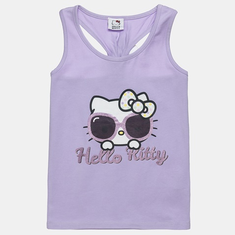 HELLO KITTY-Παιδική αμάνικη μπλούζα HELLO KITTY μοβ