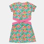ALOUETTE-Παιδικό φόρεμα GYM TONIC πράσινο φλοράλ (6 έως 16ετών)