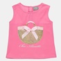 ALOUETTE-Παιδική αμάνικη μπλούζα ALOUETTE ροζ
