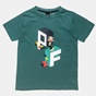 PAUL FRANK-Παιδικό σετ από μπλούζα και βερμούδα Paul Frank πράσινη μπλε