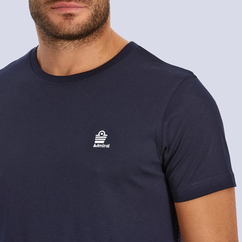 ADMIRAL-Ανδρικό t-shirt ADMIRAL μπλε ναυτικό