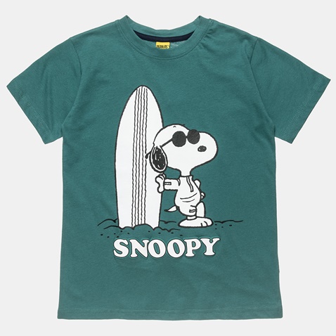 ALOUETTE-Παιδική μπλούζα ALOUETTE Snoopy πράσινη