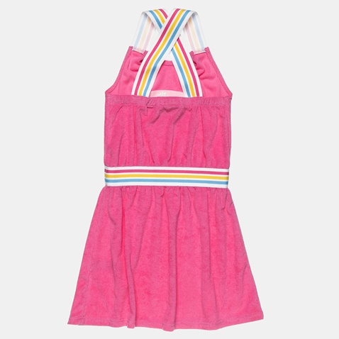 ALOUETTE-Παιδικό πετσετέ φόρεμα ALOUETTE φούξια (2 εως 5 ετών)