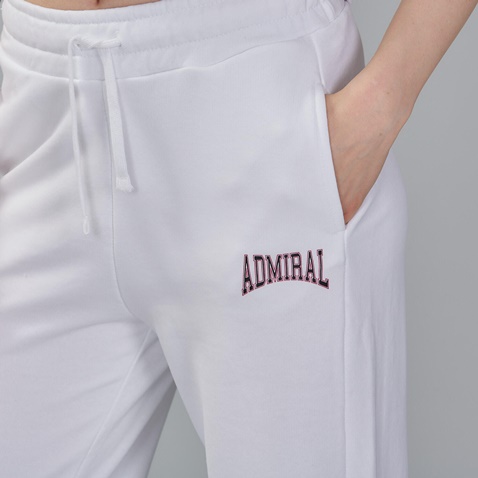 ADMIRAL-Γυναικείο παντελόνι φόρμας Jurel ADMIRAL λευκό