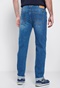 FUNKY BUDDHA-Ανδρικό jean παντελόνι FUNKY BUDDHA regular straight fit μπλε