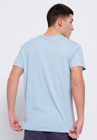 FUNKY BUDDHA-Ανδρικό t-shirt FUNKY BUDDHA γαλάζιο