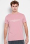 FUNKY BUDDHA-Ανδρικό t-shirt FUNKY BUDDHA ροζ