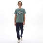 NAVY & GREEN-Ανδρικό t-shirt NAVY & GREEN πράσινο