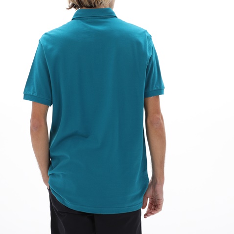 NAVY & GREEN-Ανδρική polo μπλούζα NAVY & GREEN μπλε