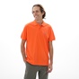 NAVY & GREEN-Ανδρική polo μπλούζα NAVY & GREEN πορτοκαλί