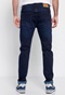 FUNKY BUDDHA-Ανδρικό jean παντελόνι FUNKY BUDDHA tapered fit μπλε σκούρο